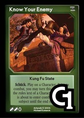 Know Your Enemy, Kung Fu State