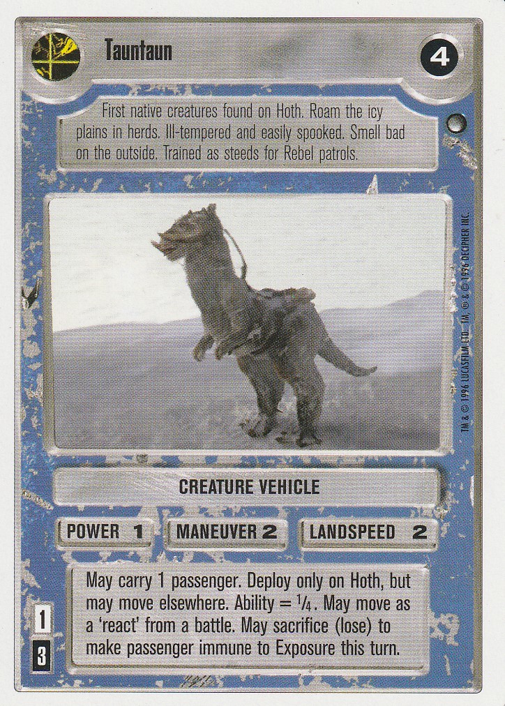 Tauntaun [White Border] - (1996)