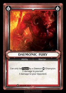 Daemonic Fury - Foil