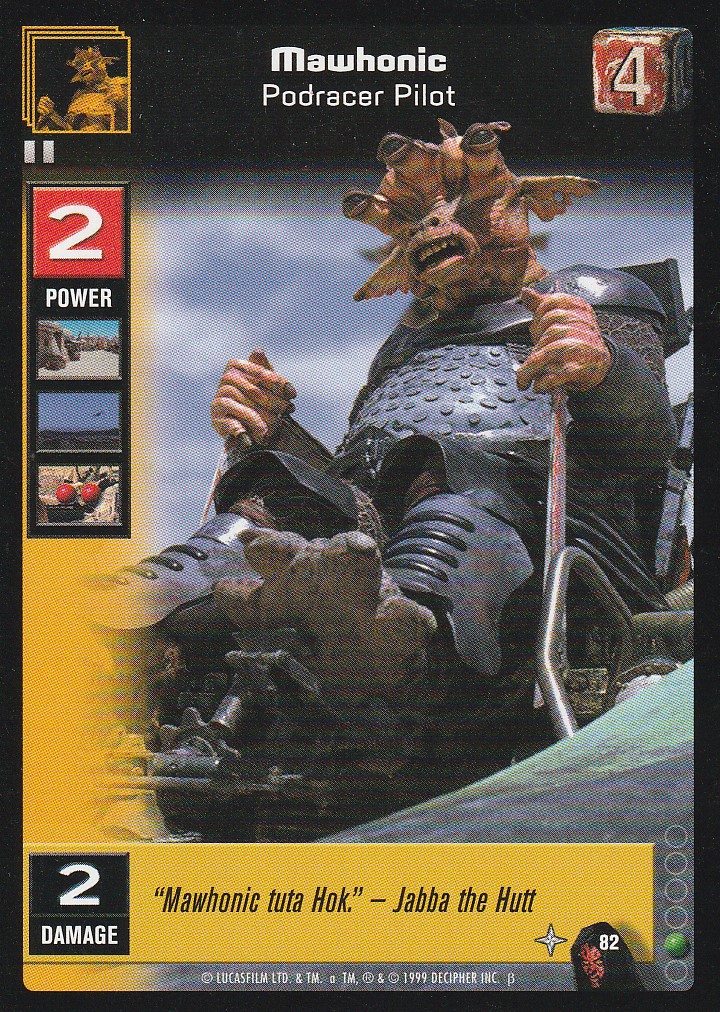 Mawhonic, Podracer Pilot [Beta]