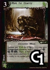 Wish for Cruelty