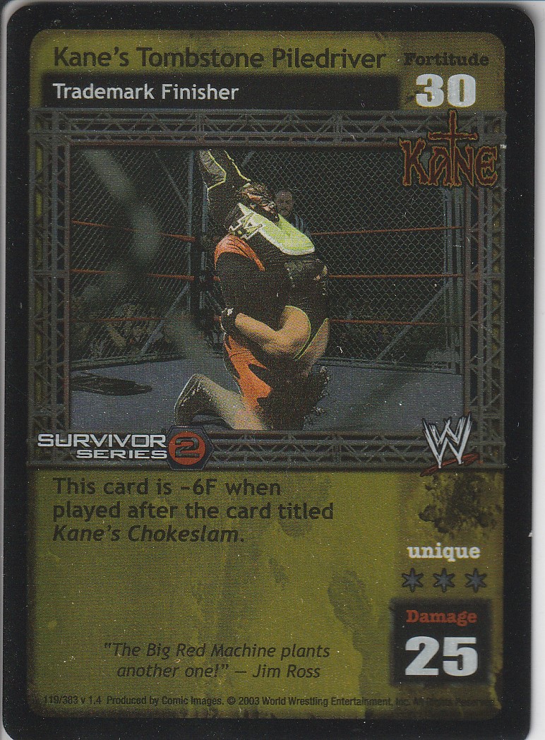 Kanes Tombstone Piledriver (SS2)