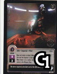 Darth Vader - Galactic Terror (R) - Silver Stamped