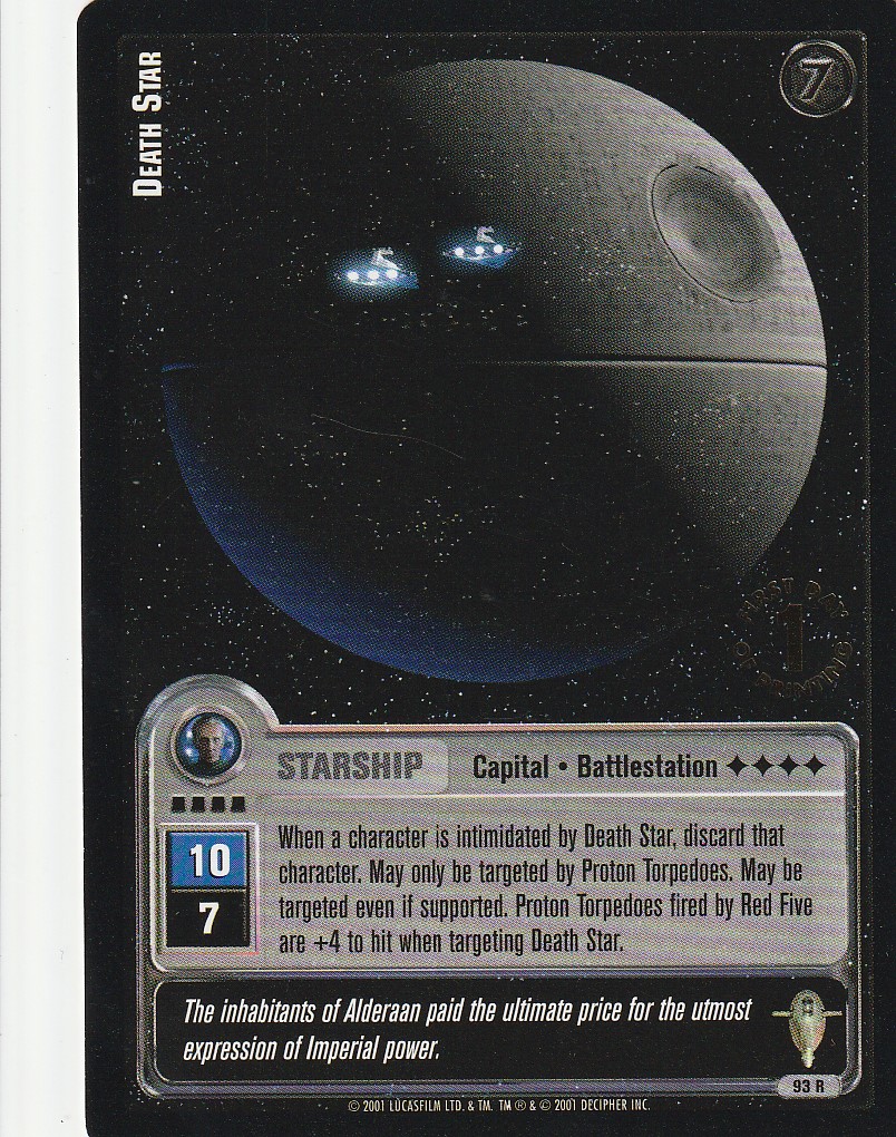 Death Star - 1st Day Stamped