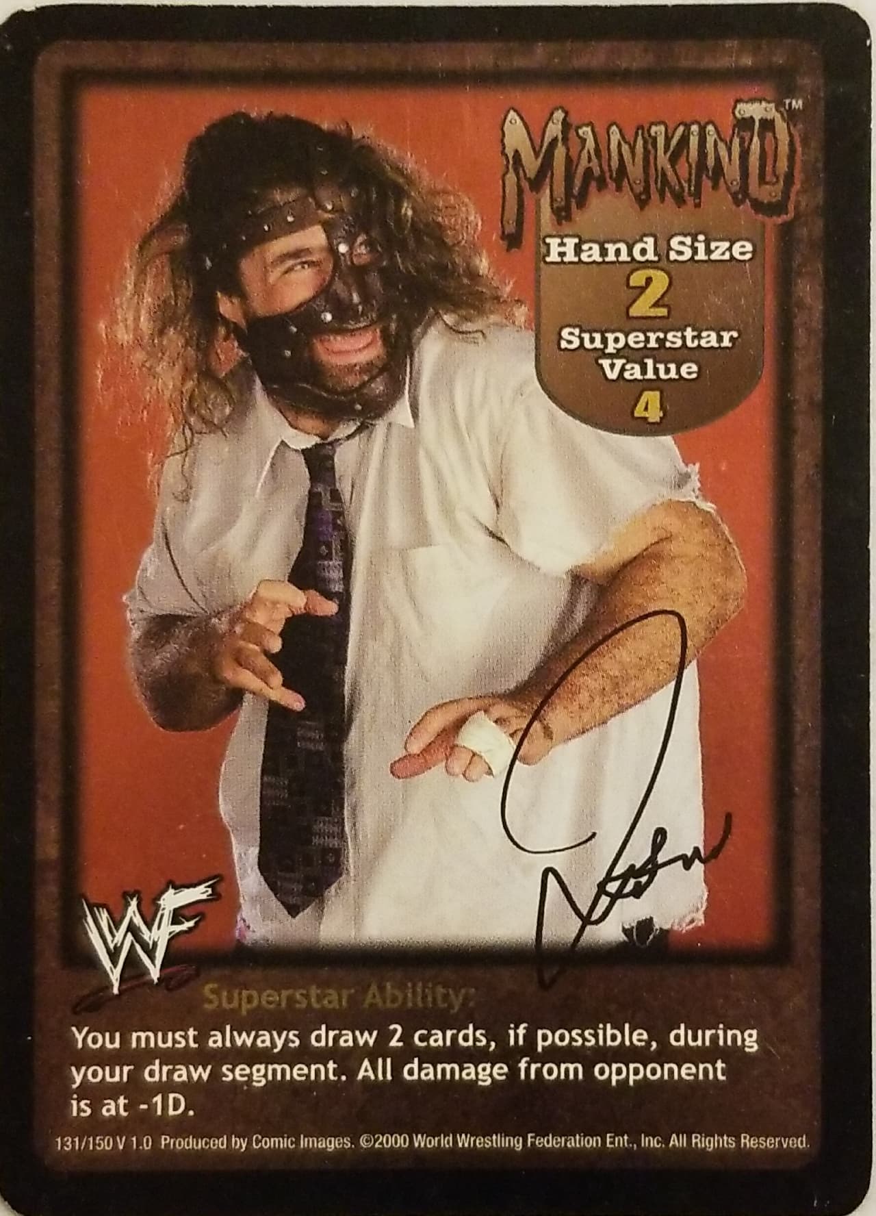 Mankind Superstar Card
