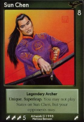Sun Chen, Legendary Archer