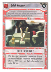 Quite A Mercenary [White Border]