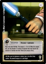 Obi-Wans Lightsaber - An ElegantWeapon