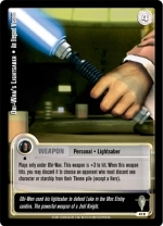 Obi-Wan's Lightsaber - An ElegantWeapon