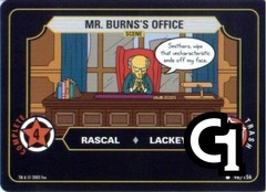 Mr. Burns's Office