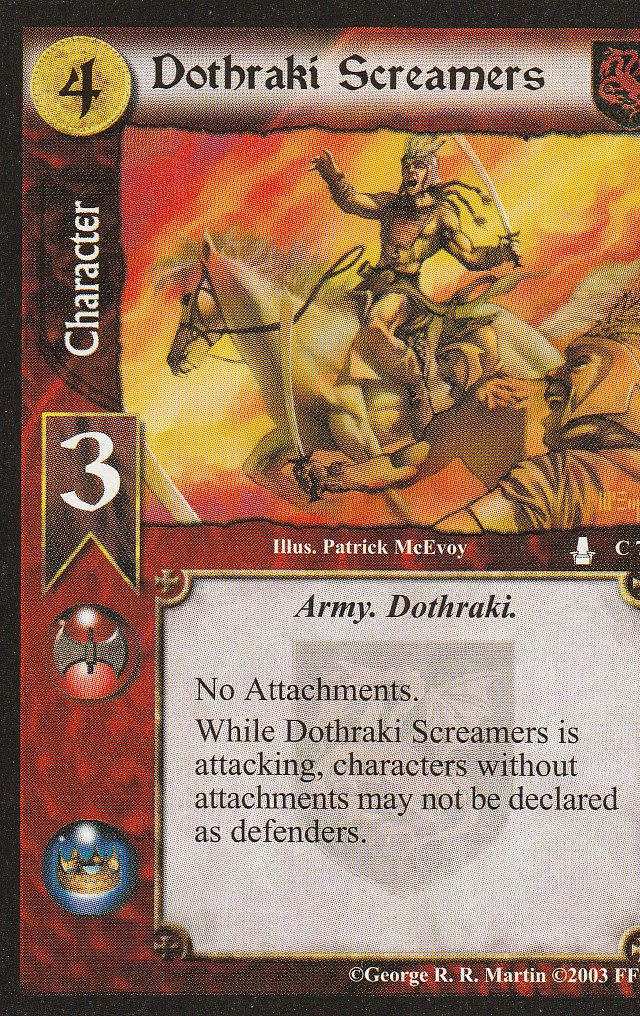 Dothraki Screamers