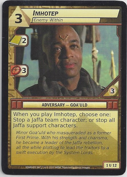 Imhotep, Enemy Within