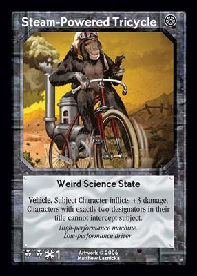 Steam-Powered Tricycle, Weird Science State