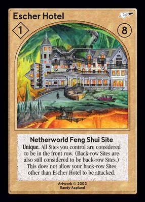 Escher Hotel, Netherworld Feng Shui Site