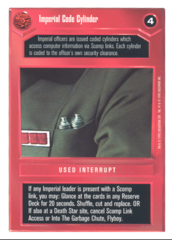 Imperial Code Cylinder [White Border]