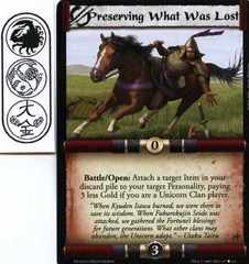 Preserving What Was Lost
