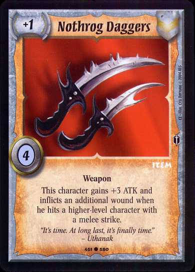 Nothrog Daggers