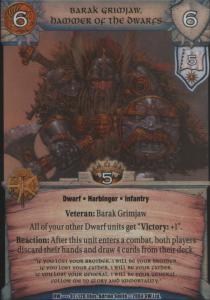 Barak Grimjaw, Hammer of the Dwarfs
