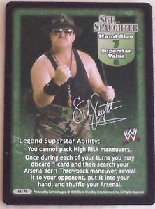 Sgt. Slaughter Superstar Card (Promo)