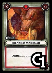Frenzied Warboar