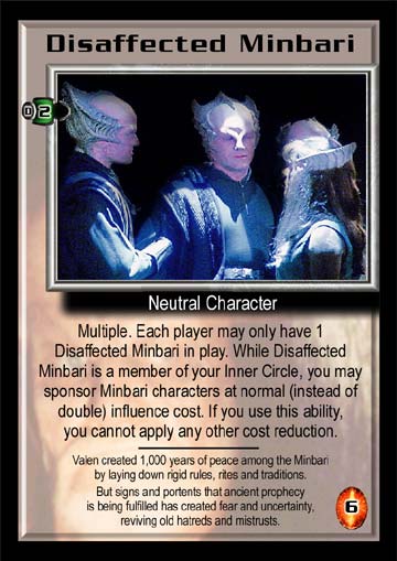 Disaffected Minbari