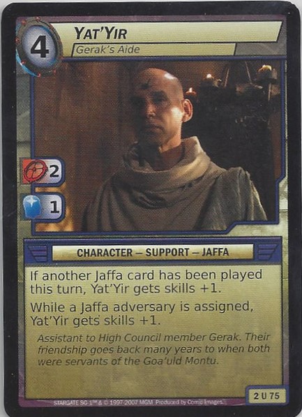 YatYir, Geraks Aide