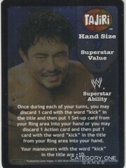 Tajiri Superstar Card (SS3)