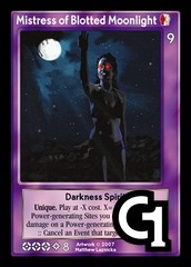 Mistress of Blotted Moonlight, Darkness Spirit