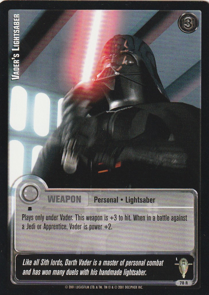 Vaders Lightsaber (L)