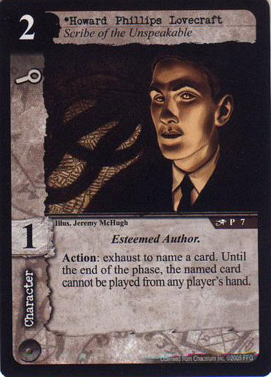 Howard Phillips Lovecraft, Scribe of the Unspeakable