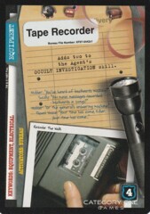 Tape Recorder