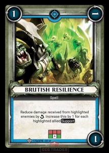Brutish Resilience - Foil