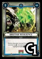 Brutish Resilience - Foil
