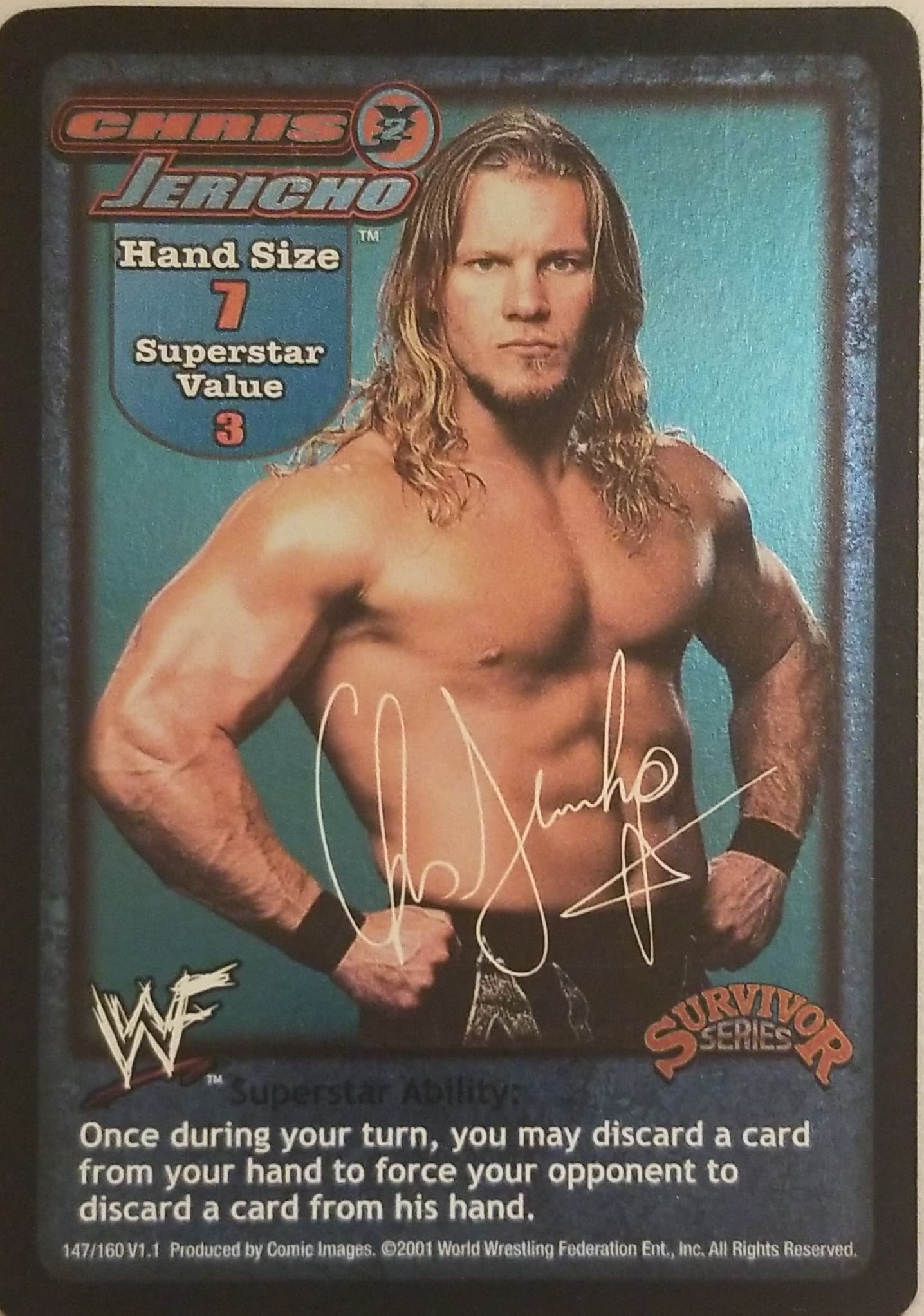 Chris Jericho Superstar Card (SS1)