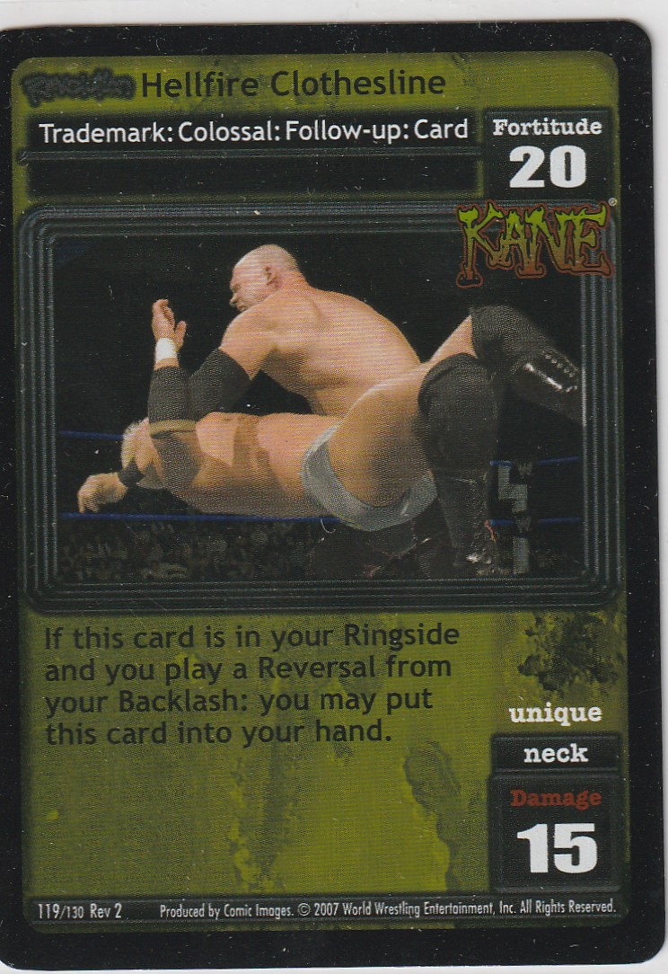 REVOLUTION Hellfire Clothesline