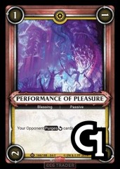 Performance of Pleasure