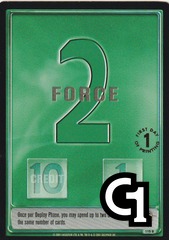 Force 2 Green (game text) - 1st Day Stamped