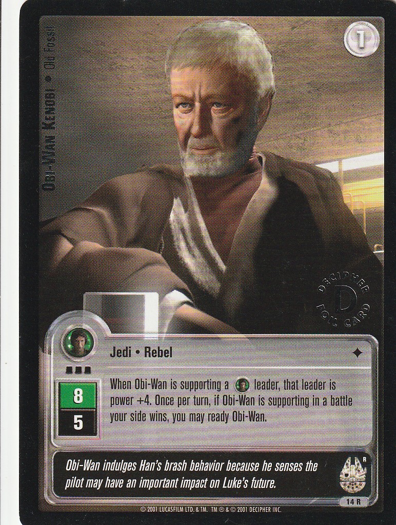 Obi-Wan Kenobi - Old Fossil (R) - Silver Stamped