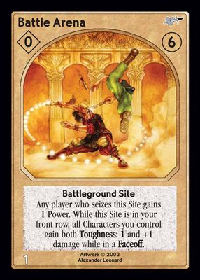 Battle Arena, Battleground Site