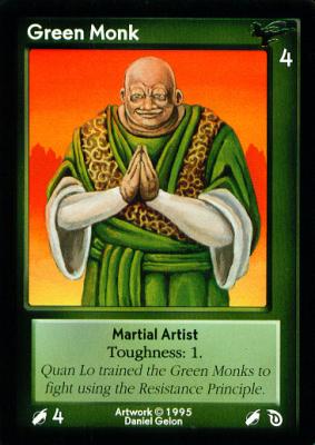 Green Monk, Martial Artist