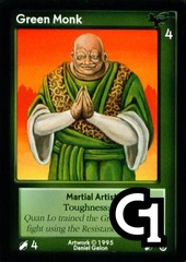 Green Monk, Martial Artist