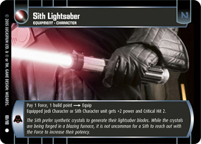 Sith Lightsaber - Foil
