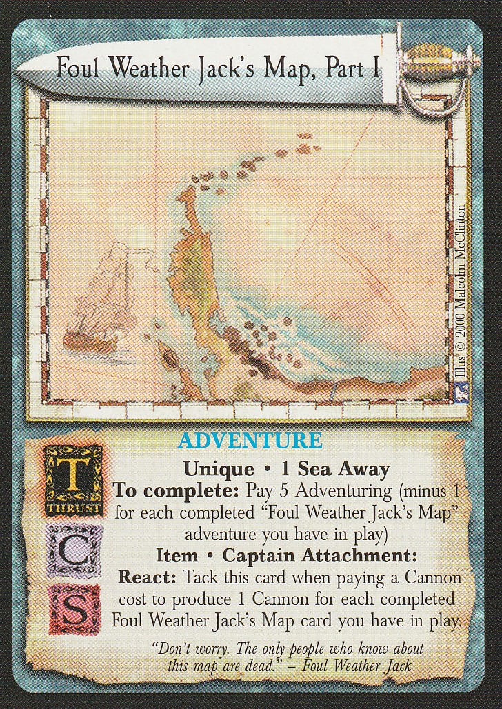 Foul Weather Jacks Map Part I
