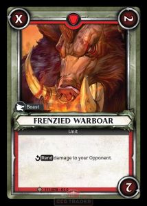 Frenzied Warboar - Foil