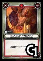 Frenzied Warboar - Foil