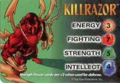 Killrazor 4-Grid Character Card