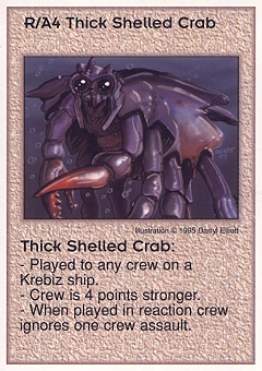 Thick Shelled Crab