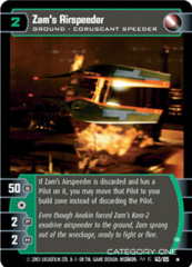 Zam's Airspeeder (B) - Foil