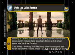 Visit the Lake Retreat - Foil