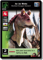 Jar Jar Binks, Bombad Gungan General